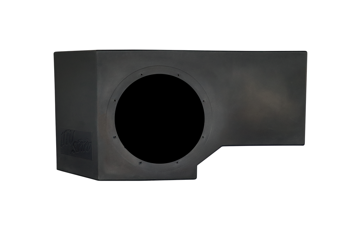 Can-Am® Defender HD10 Vented 10" Passenger Subwoofer Enclosure Unloaded | UTVS-DEF-VENC-PASS