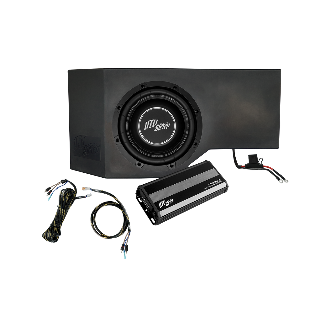 Can-Am® Defender HD10 500W Single Side 10" Subwoofer Kit | UTVS-DEF-SUB-500