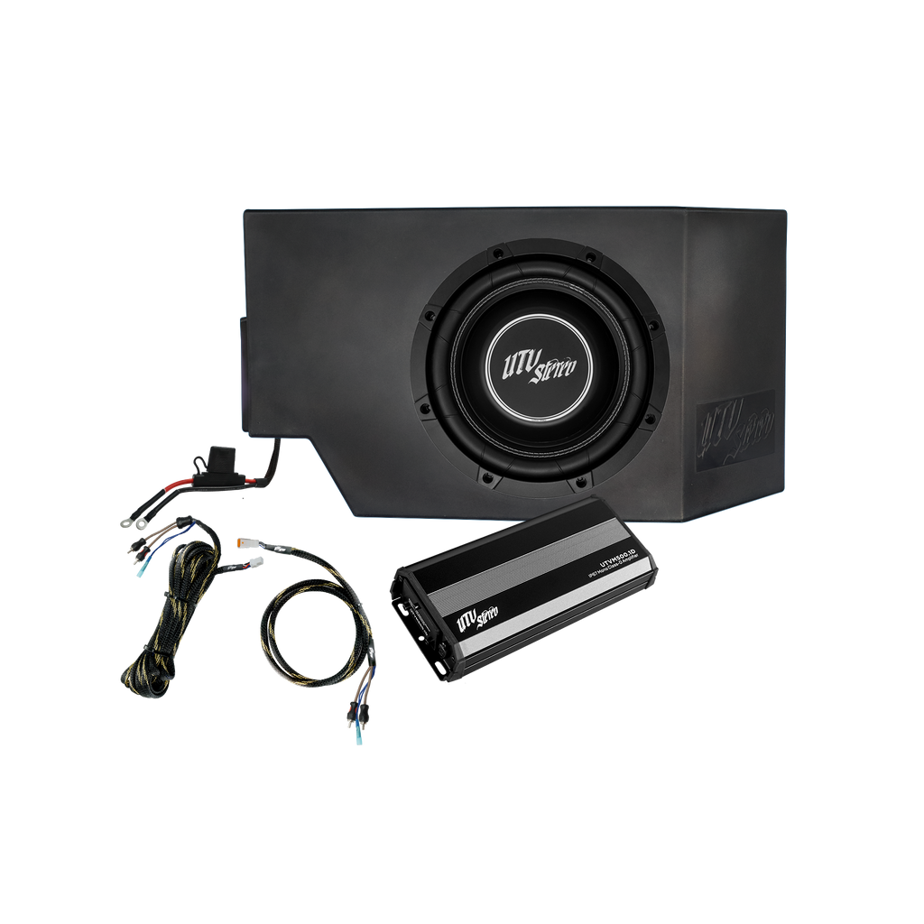 Can-Am® Defender HD10 500W Single Side 10" Subwoofer Kit | UTVS-DEF-SUB-500