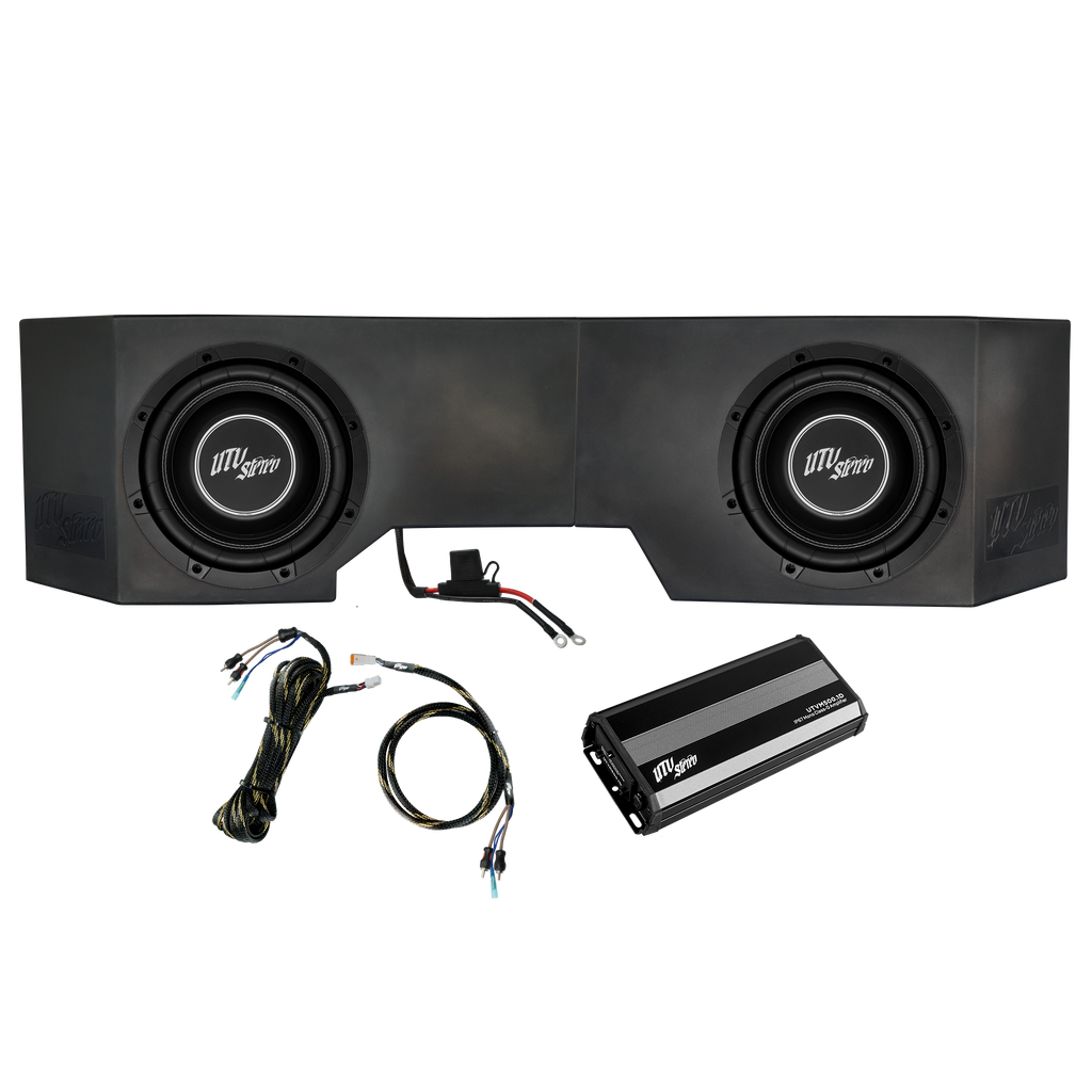 Can-Am® Defender HD10 500W Dual 10" Subwoofer Kit | UTVS-DEF-SUB-500-2
