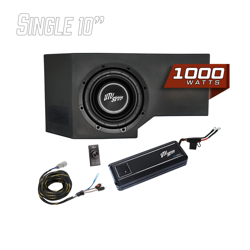Can-Am® Defender HD11 1000W Single 10" Subwoofer Kit | UTVS-DEF2-1000-1-GO