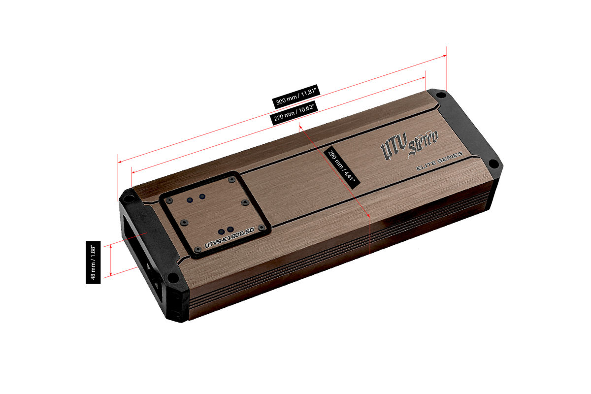 Elite Series 1600W 5-Channel Amplifier | UTVS-E1600.5D Kawasaki