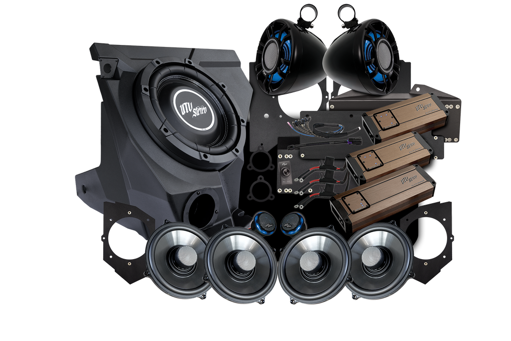 KAWASAKI® TERYX H2 GARMIN TREAD® Elite Stage 8 Stereo Kit | UTVS-H2-S8-GRM