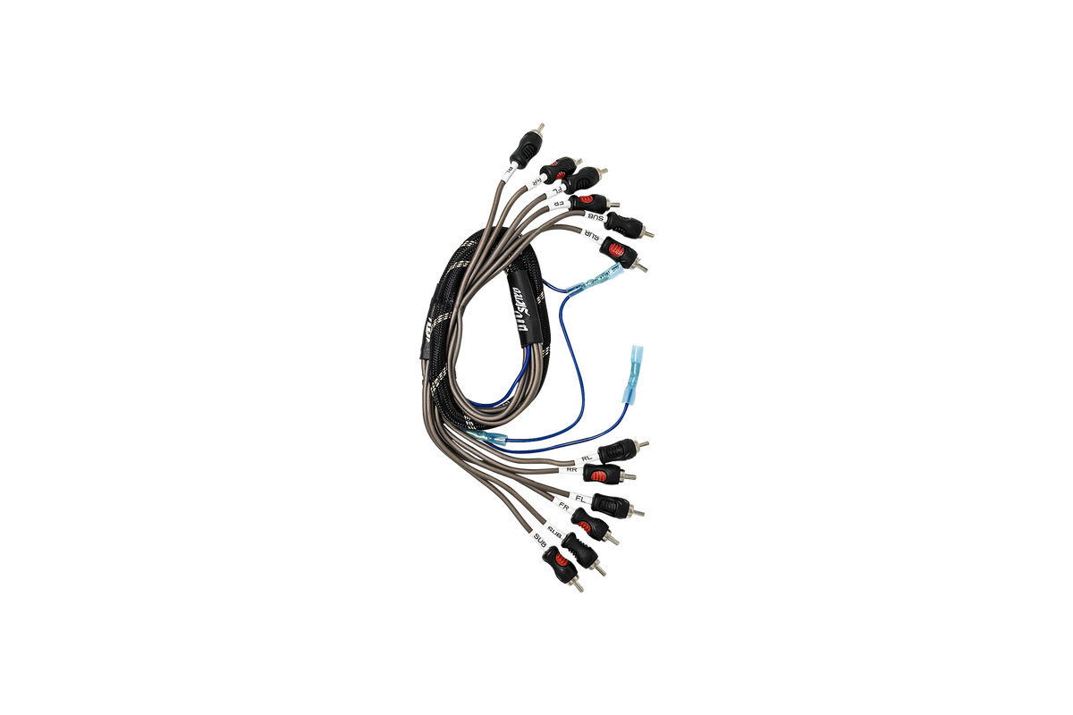 UTV Stereo 6-Channel RCA Harness - Front, Rear, Subwoofer, + Remote | UTVS-HRN-RCA-3