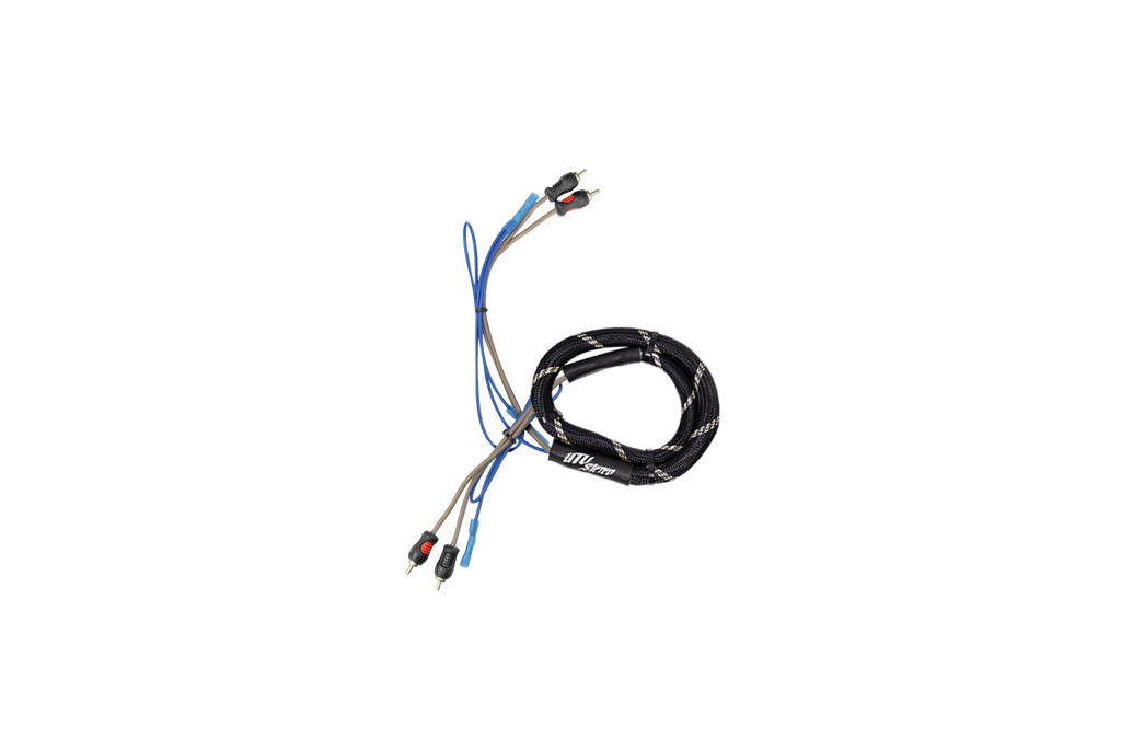 UTV Stereo 4-Channel RCA Harness - Front, Subwoofer + Remote | UTVS-HRN-RCA-2