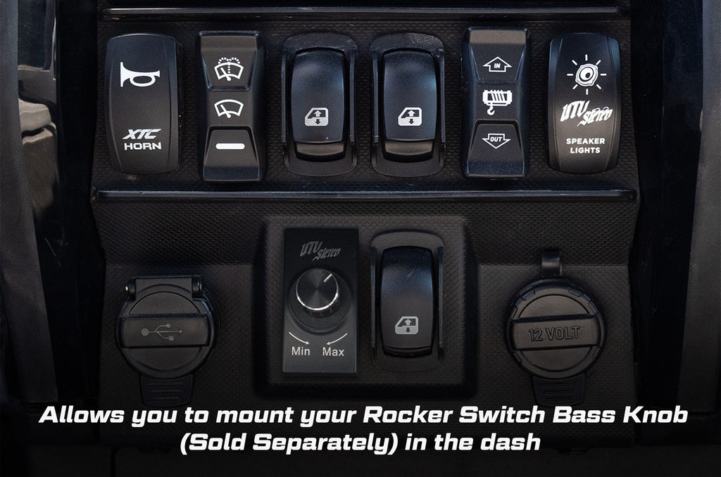 Polaris Ranger 1500 Bass Knob Extension with Sub Out / UTVS-JBL-RC-SUB-OUT-TO-RKR-BASS