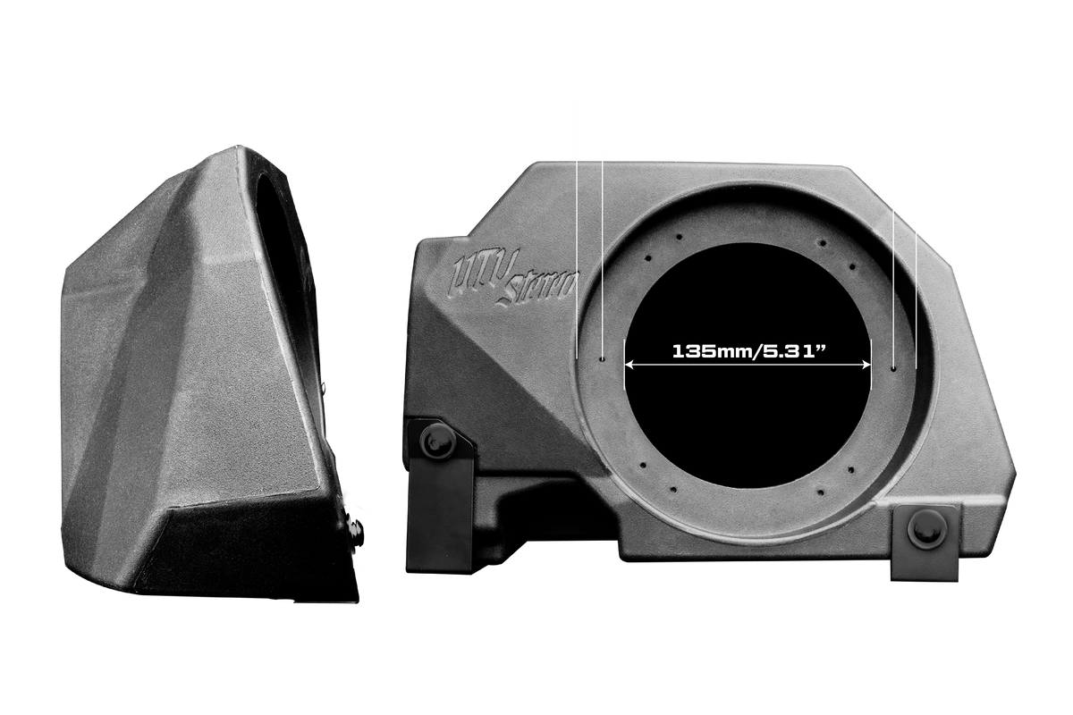 '20-'26 RZR® Pro Series 6.5" Rear Seat Speaker Pods V3  - Unloaded | UTVS-PRO-RP65