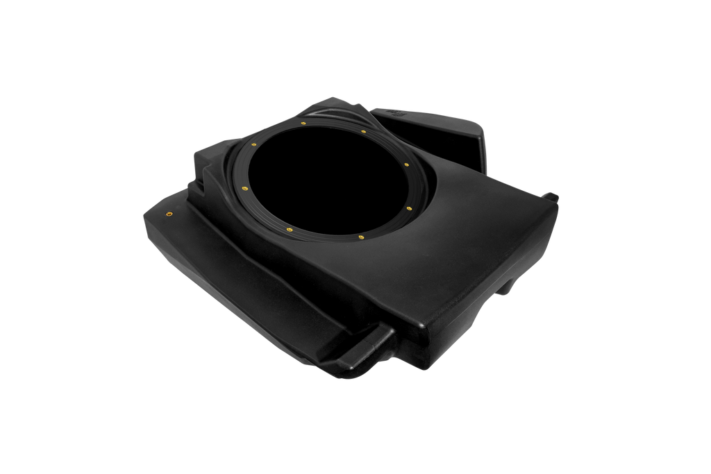 Can-Am® Maverick R 10" Front Passenger Subwoofer Enclosure (4-SEAT MODELS) – Unloaded | UTVS-R-ENC-PASS-4F