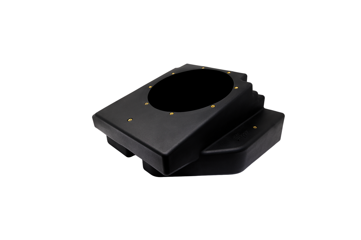 Can-Am® Maverick R 10" Rear Passenger Subwoofer Enclosure (4-SEAT MODELS) – Unloaded | UTVS-R-ENC-PASS-4R