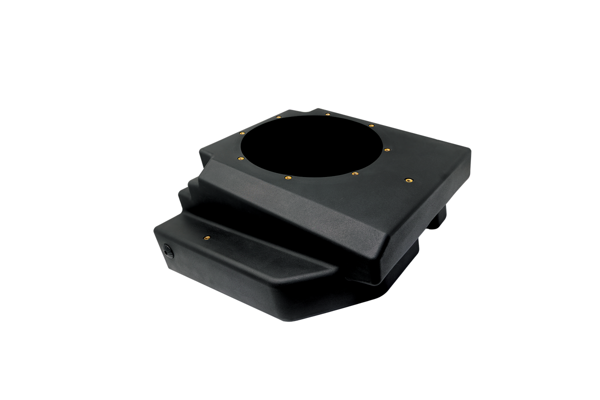 Can-Am® Maverick R 10" Rear Passenger Subwoofer Enclosure (4-SEAT MODELS) – Unloaded | UTVS-R-ENC-PASS-4R