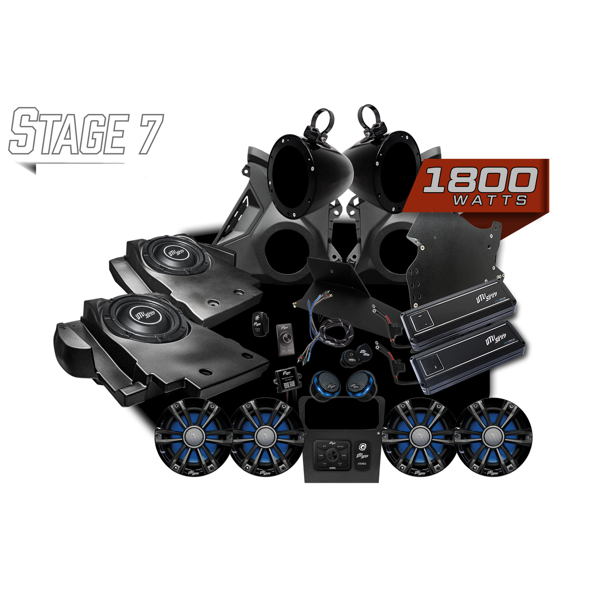 Can-Am® Maverick R Signature Series Stage 7 Stereo Kit | UTVS-R-S7-S