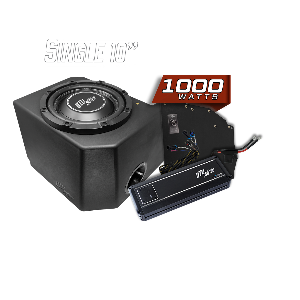 Polaris® Ranger 1000W Single 10" Subwoofer Kit | UTVS-RNG-SUB-1000-1