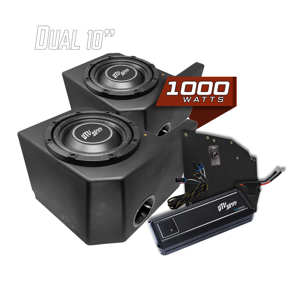 Polaris® Ranger 1000W Dual 10" Subwoofer Kit | UTVS-RNG-SUB-1000-2