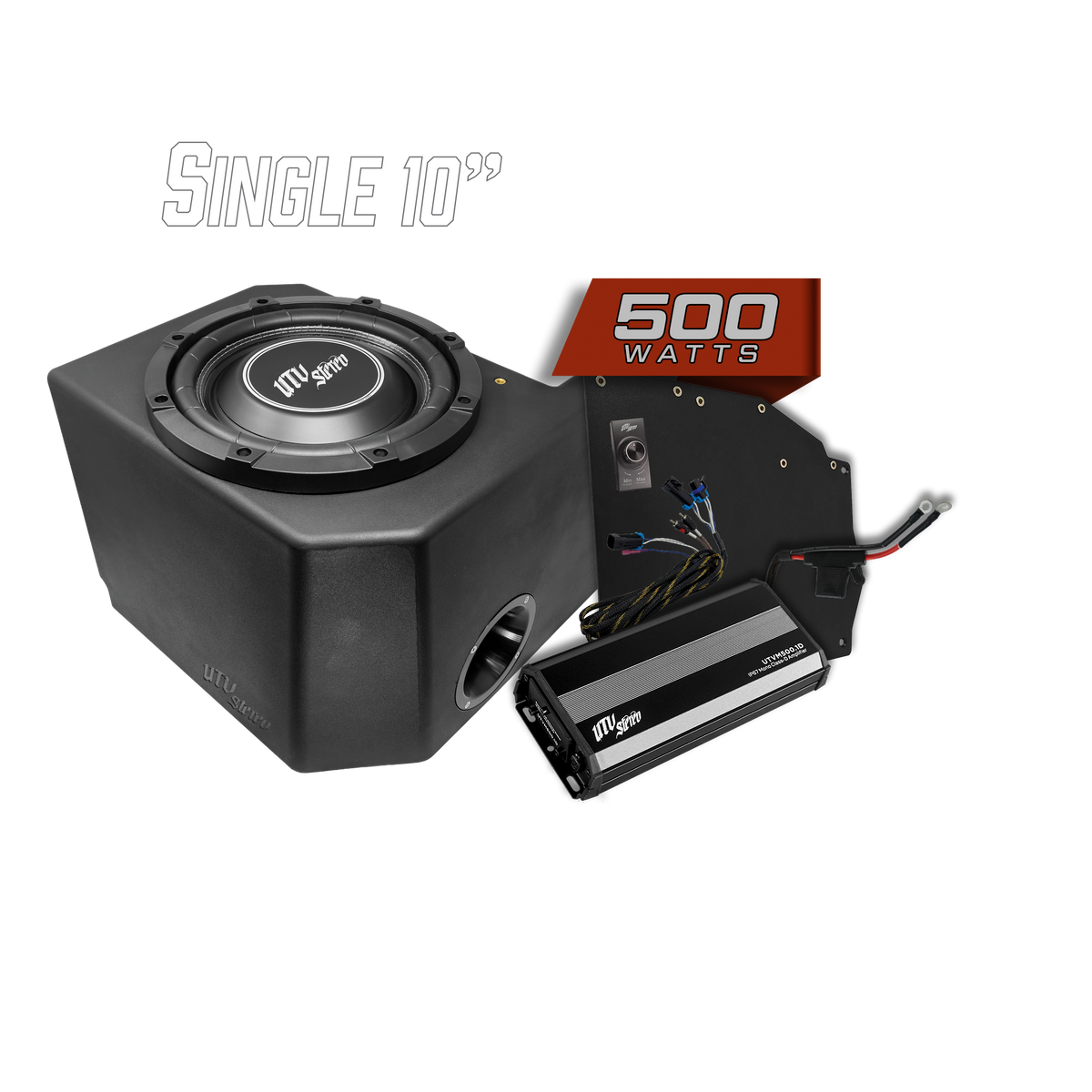 Polaris® Ranger 500W Single 10" Subwoofer Kit | UTVS-RNG-SUB-500-1