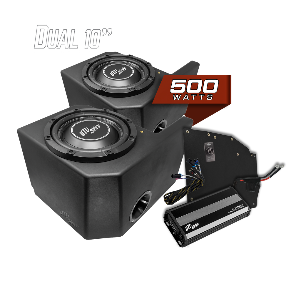 Polaris® Ranger 500W Dual 10" Subwoofer Kit | UTVS-RNG-SUB-500-2
