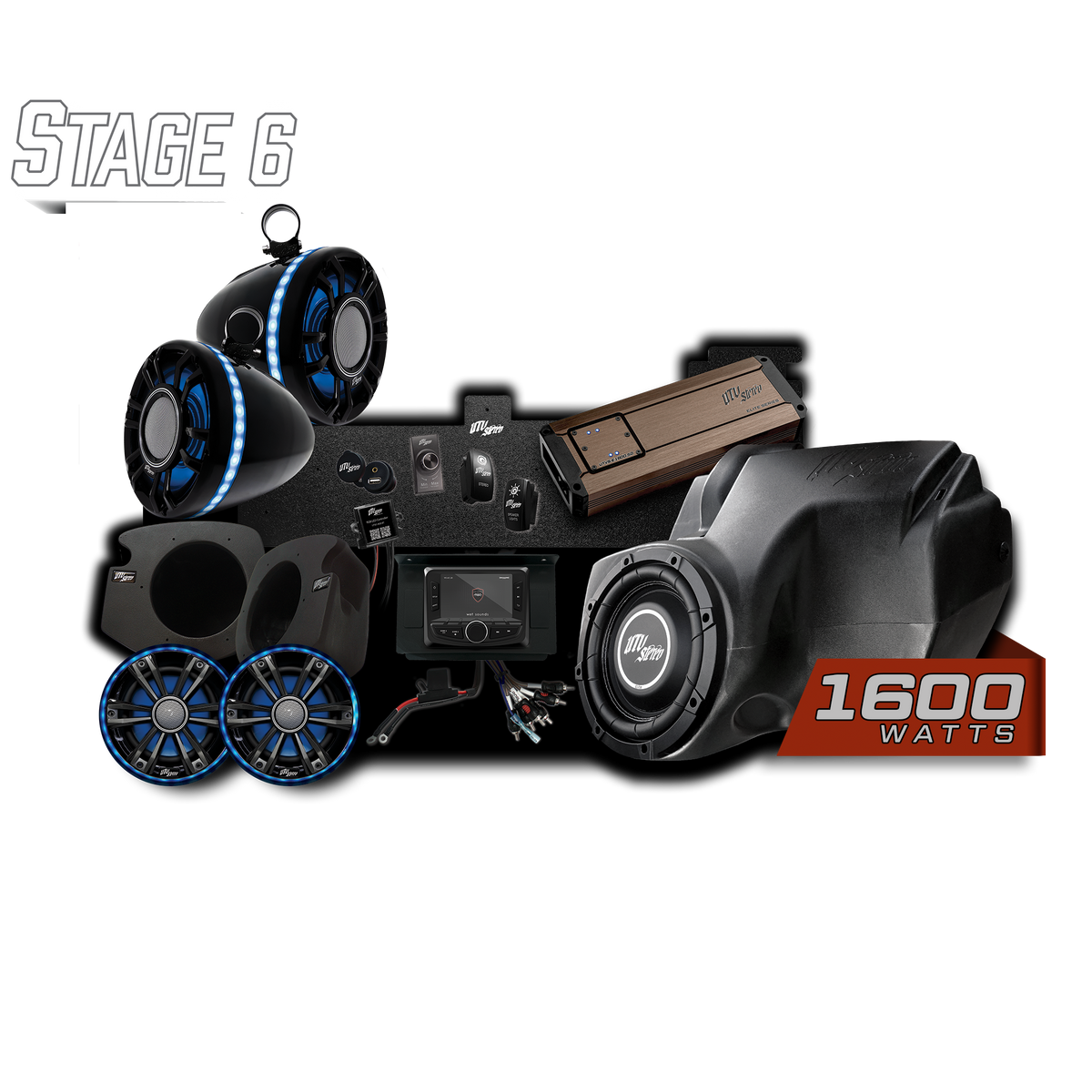 RZR® Elite Series Stage 6 Stereo Kit | UTVS-RZR-S6-E