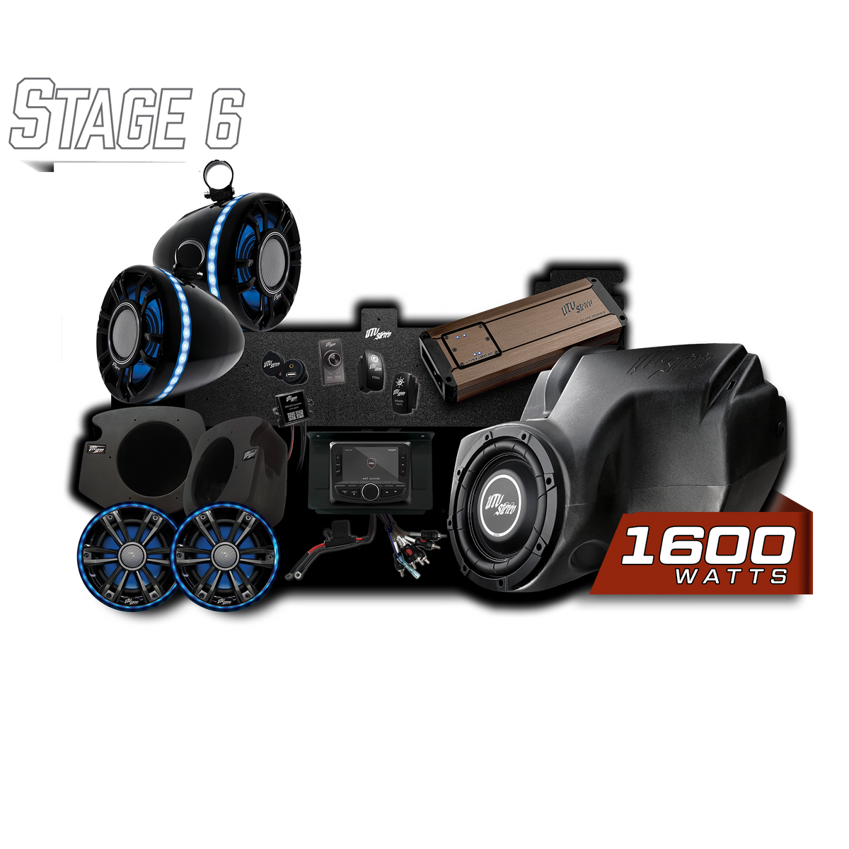 RZR® Elite Series Stage 6 Stereo Kit | UTVS-RZR-S6-E