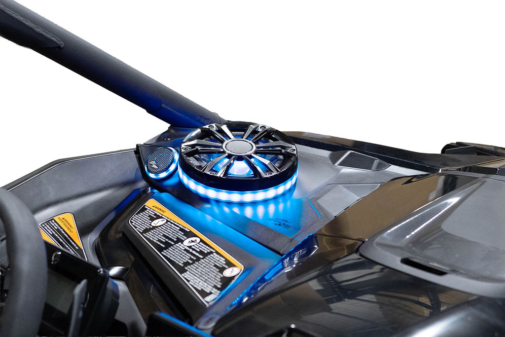 Can-Am® Maverick R 6.5" Dash Panel Speaker Mounts | UTVS-R-DP65