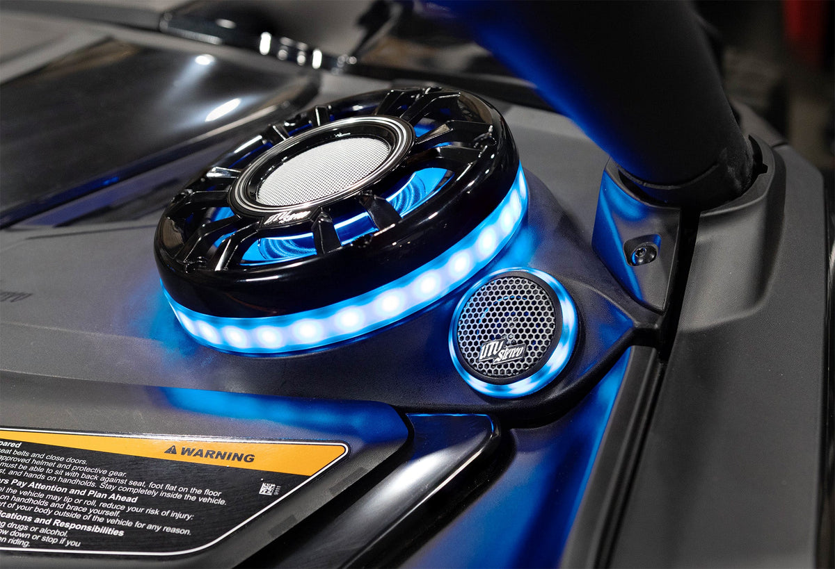 Can-Am® Maverick R 6.5" Dash Panel Speaker Mounts | UTVS-R-DP65