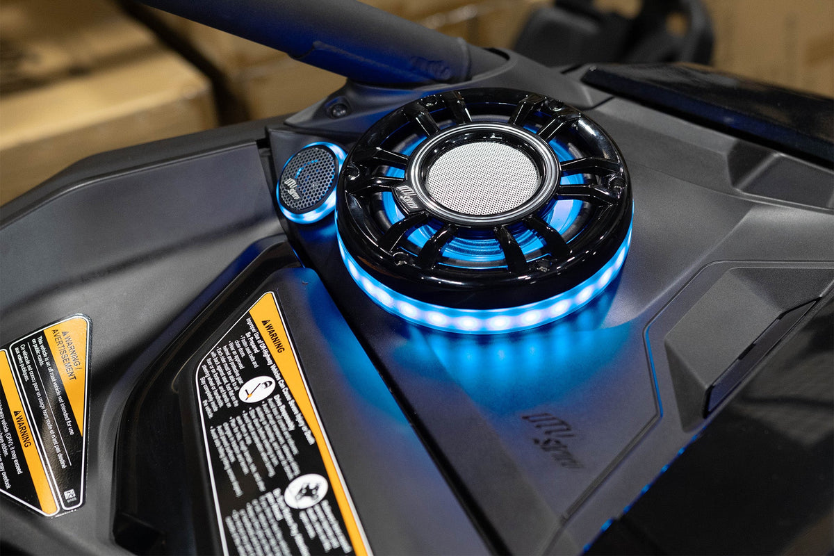 Can-Am® Maverick R 6.5" Dash Panel Speaker Mounts | UTVS-R-DP65