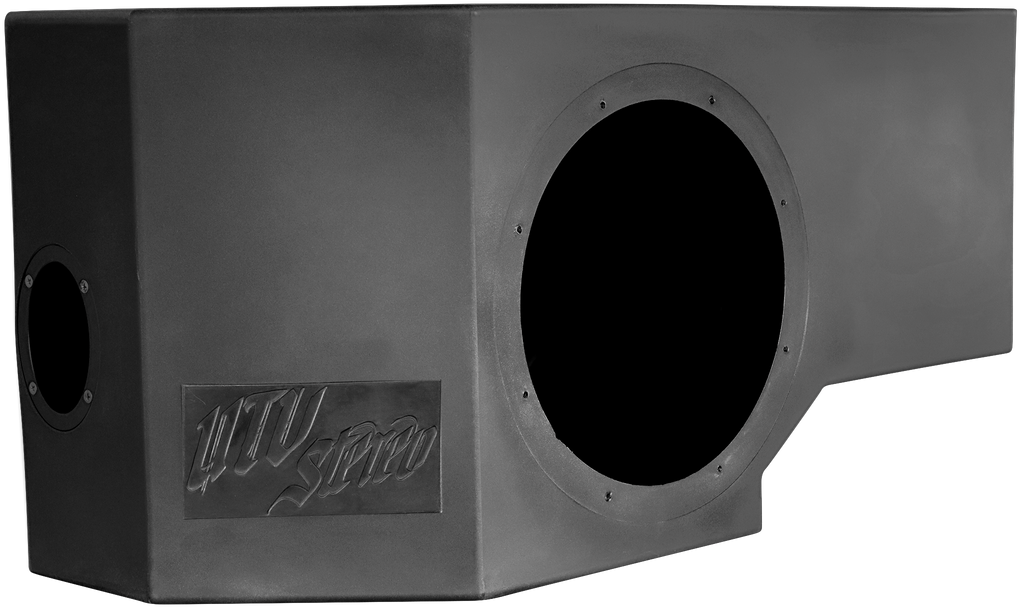 Can-Am® Defender HD10 Vented 10" Passenger Subwoofer Enclosure Unloaded | UTVS-DEF-VENC-PASS