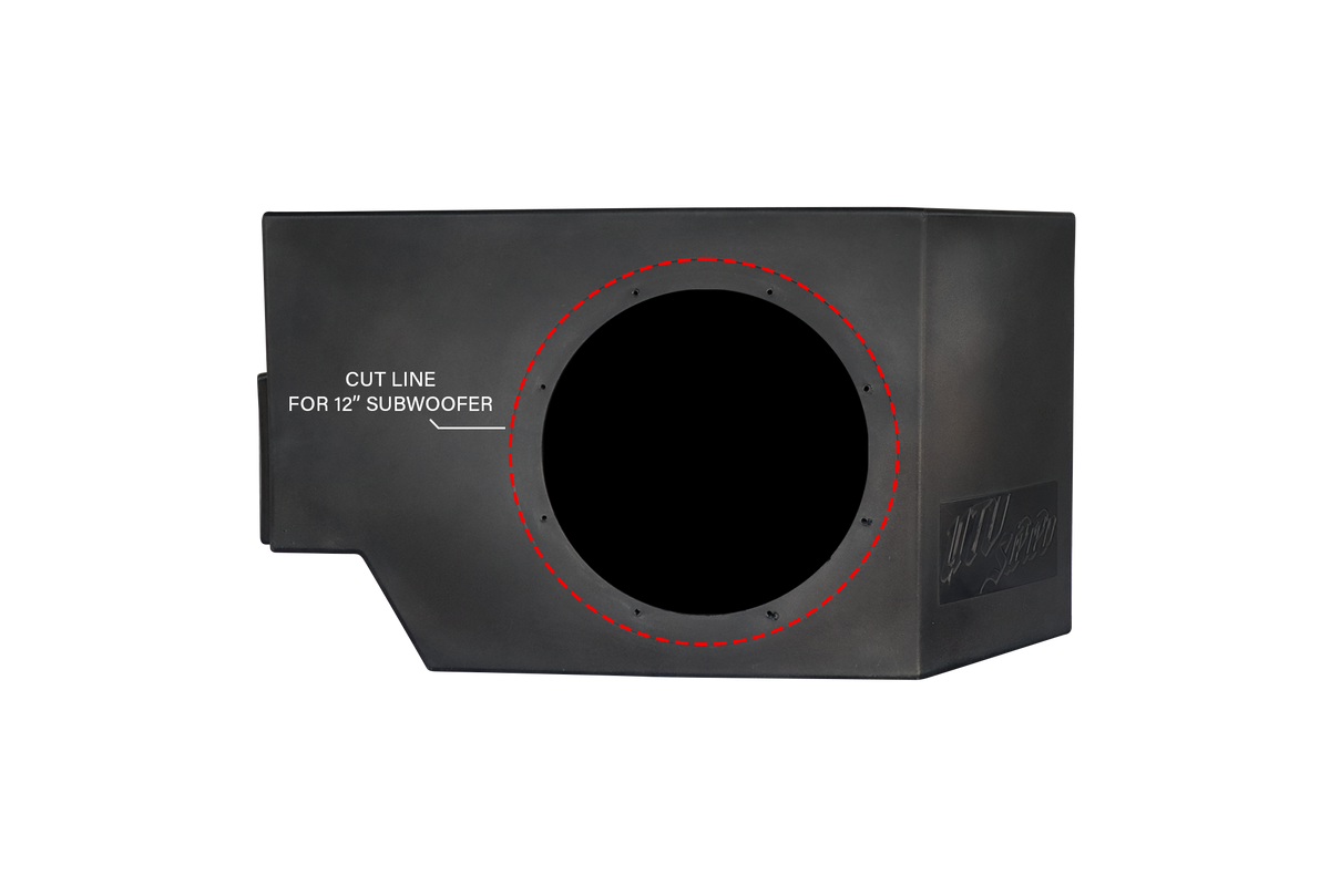Can-Am® Defender HD10 1200W Single Side 10" Subwoofer Kit  | UTVS-DEF-SUB-1200