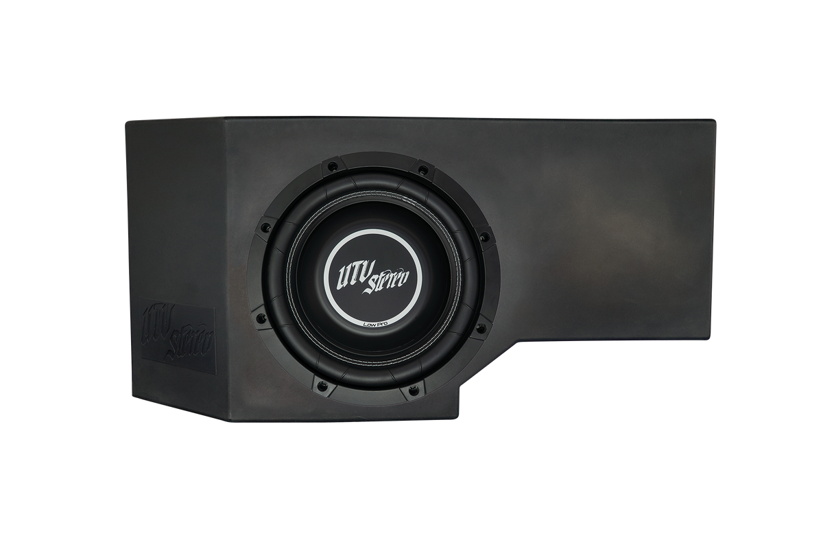 Can-Am® Defender HD11 Vented 10" Rear Passenger Subwoofer Enclosure Unloaded | UTVS-DEF2-VENC-PASS-10-REAR