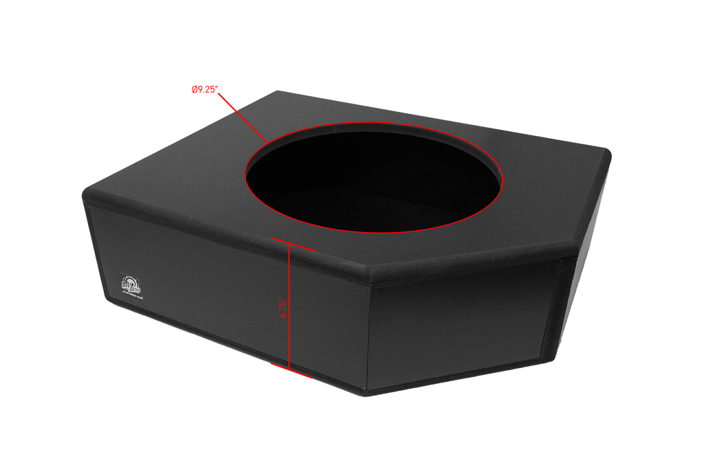 Can-Am® X3 Low Profile Front Driver Side 10” Sub Box Enclosure – Unloaded | UTVS-X3-ENC-LP-FDRIVER